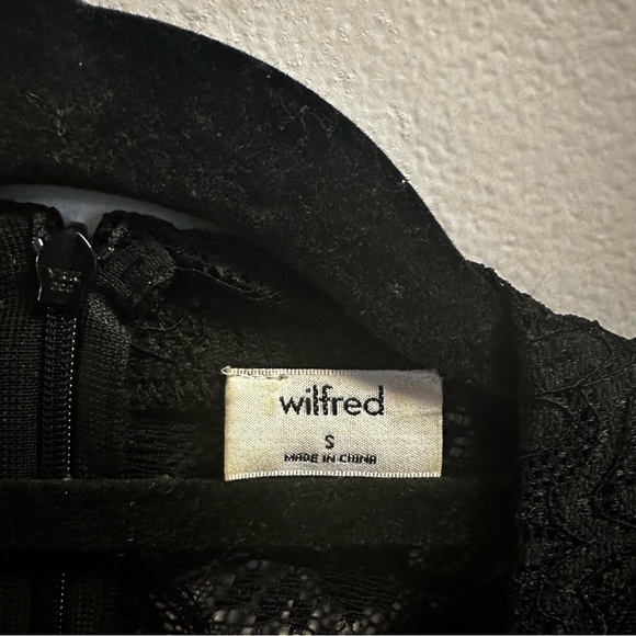 Aritzia Lace Sheer Long-sleeve top - Picture 3 of 4